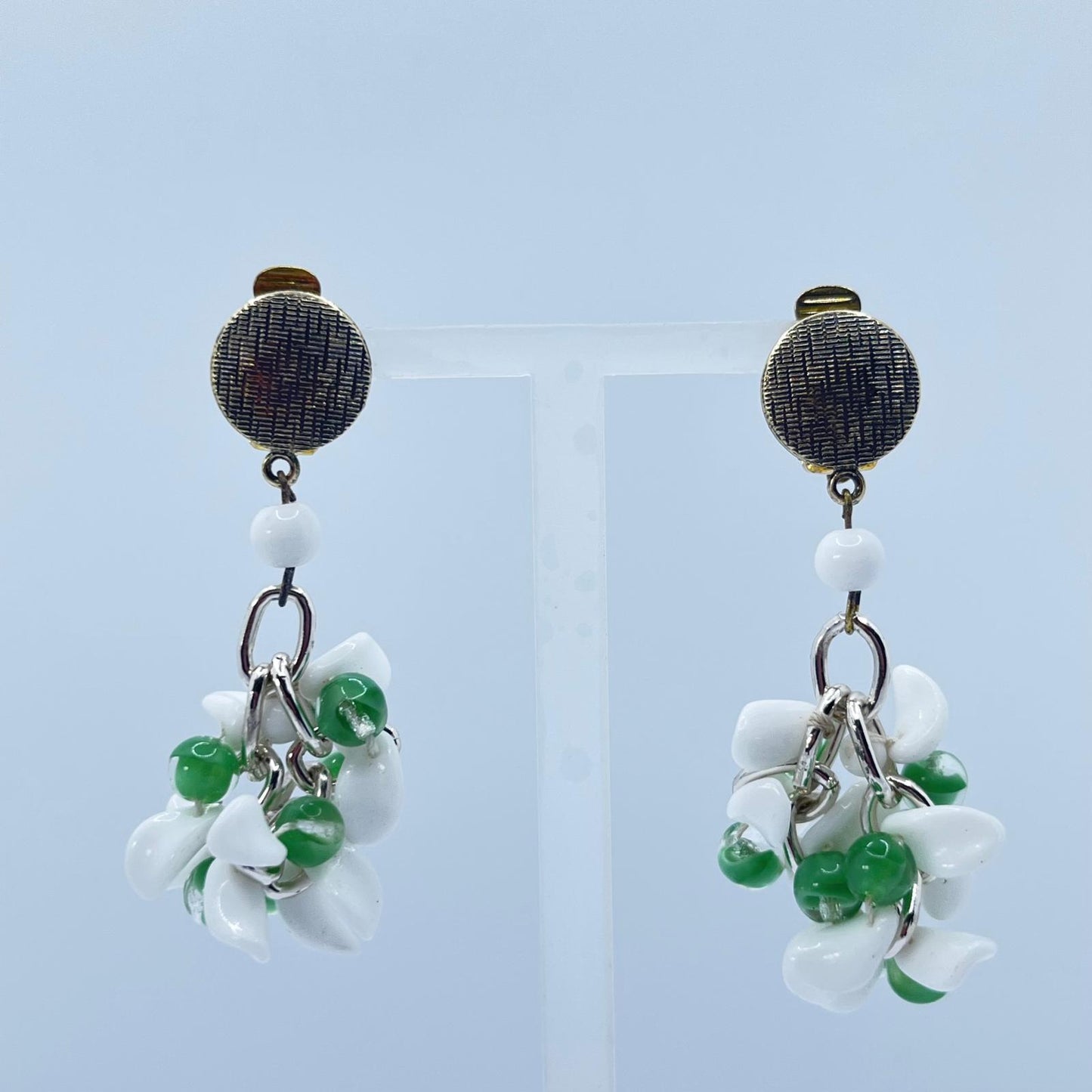 30798 Vintage Swarovski Kristallen Ohrclip 40mm