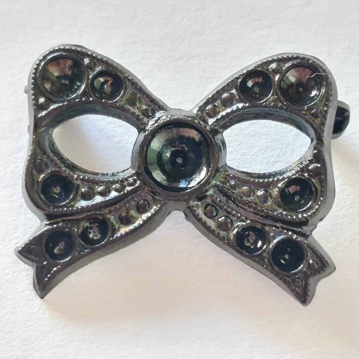 8053 Vintage Blanko-brosche zum Befüllen mit Swarovski-Kristallen oder Perlen