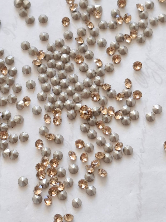 Swarovski® Chaton Light Colorado Topaz PP14