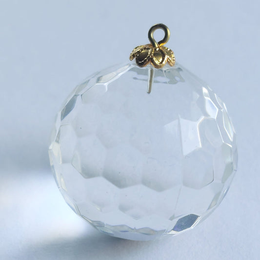 5560 Vintage Crystal Disco Ball Anhänger 25mm