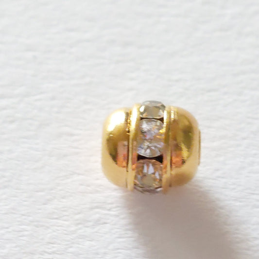 5105 Vintage Perle Zwischenteil Mit Swarovski Kristallen 6mm