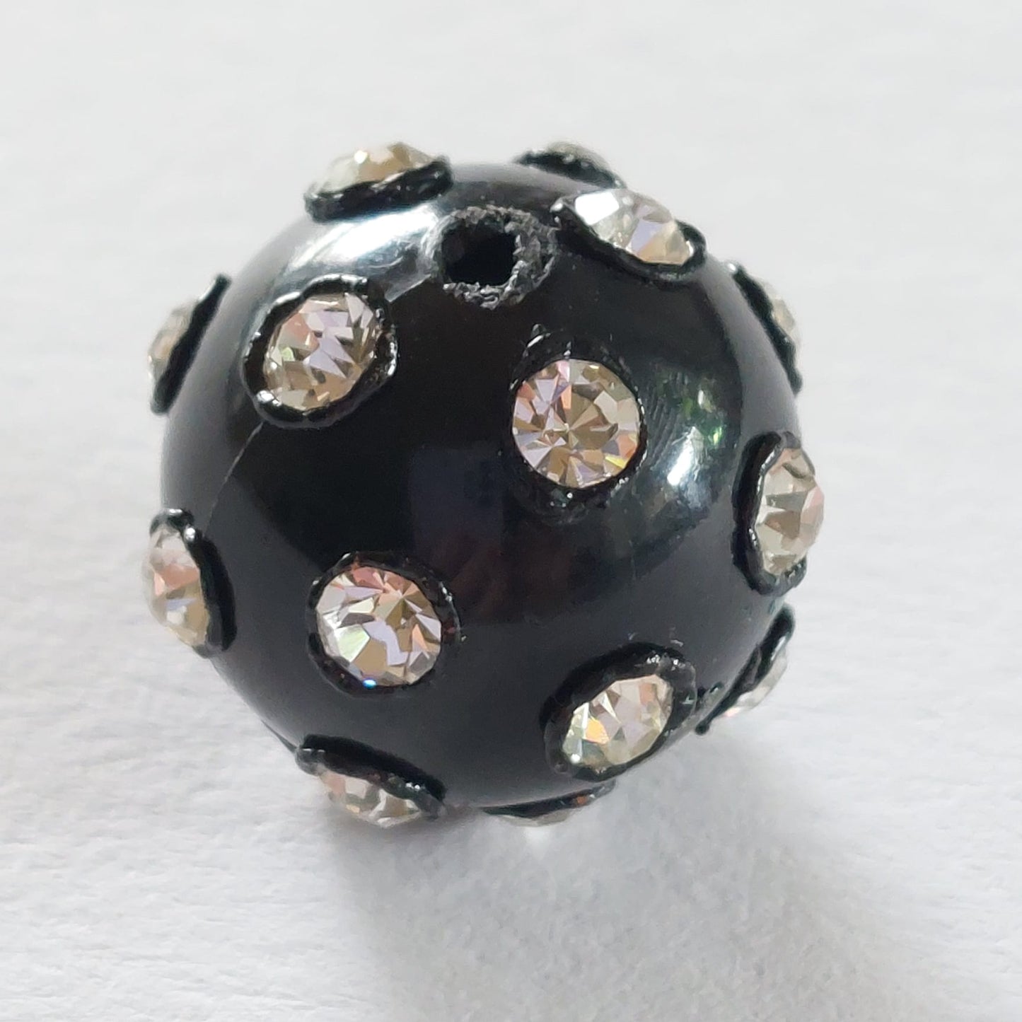 5121 Vintage Perle Zwischenteil Mit Swarovski Kristallen 16mm