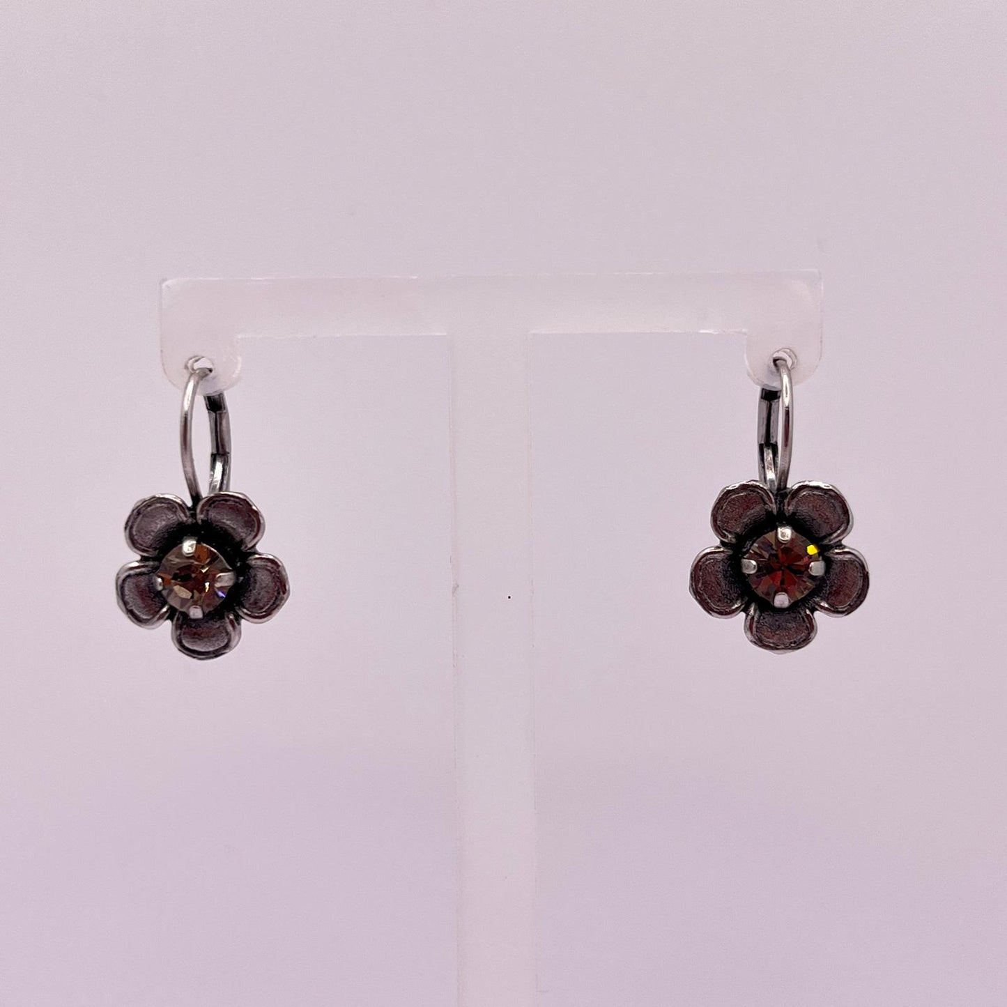 30777 Vintage Swarovski Kristallen Ohrhänger 12mm