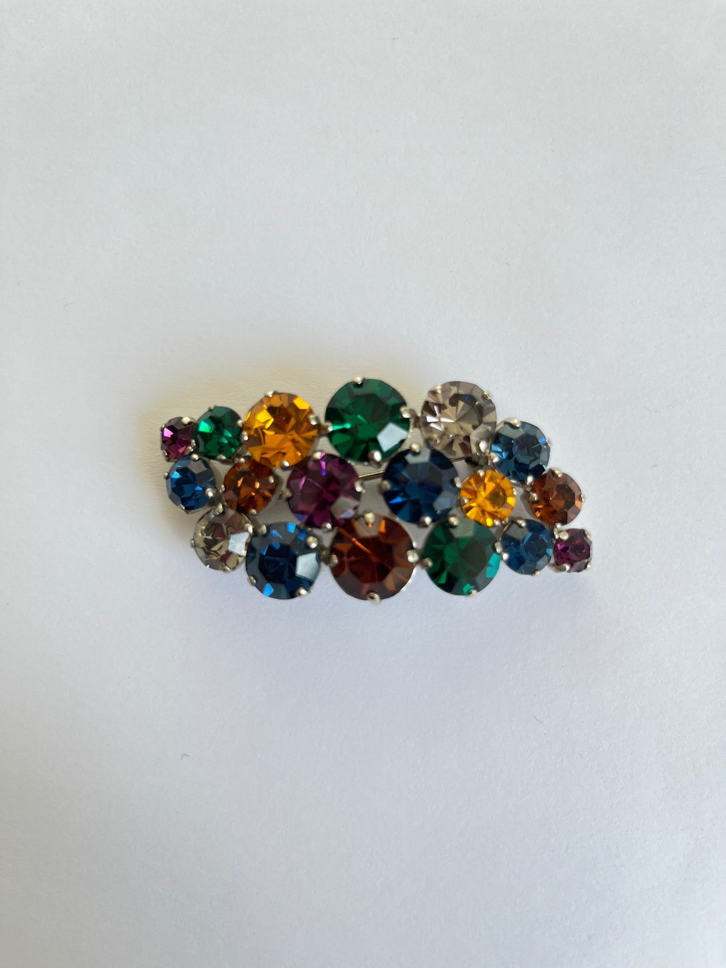 8495 Vintage Swarovski Kristallen Brosche 60mm
