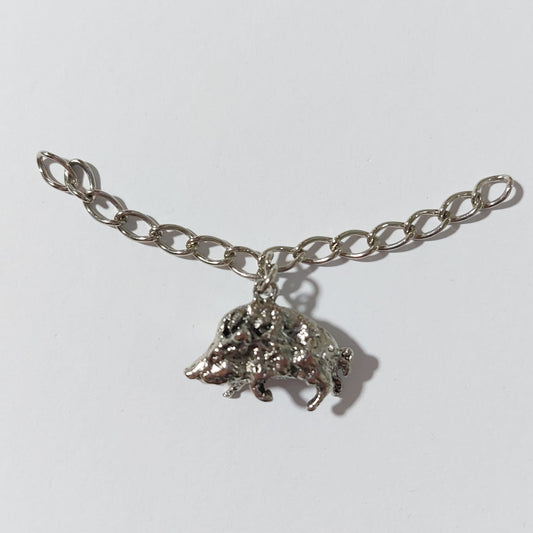 Wildschwein Trachten Schmuck 11cm