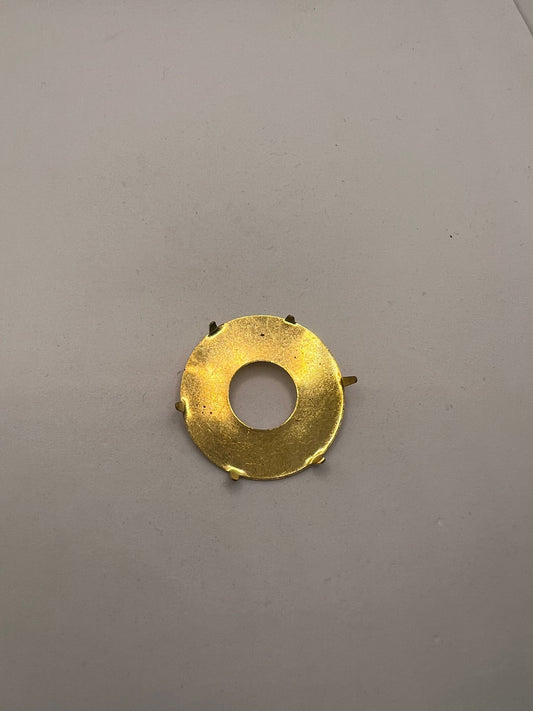 DIY Rhodium Brosche Zubehör 35mm