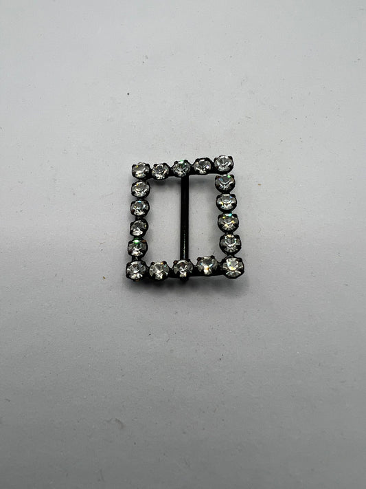 2469 Vintage Swarovski Kristallen Gürtelschnalle 28mm