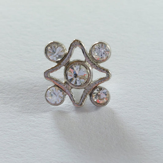 4228 Knopfe mit Swarovski Kristallen 15mm