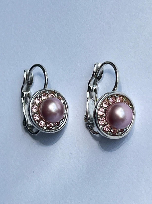 3093 Vintage Swarovski Kristallen Ohrhänger 10mm