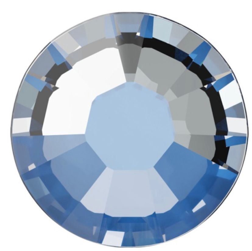Swarovski® Nail Crystals Flat Rund Ocean DeLite SS12