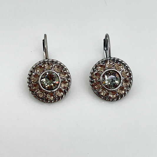 30313 Vintage Swarovski Kristallen Ohrhänger 15mm