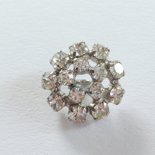 4209 Knopfe mit Swarovski Kristallen 19mm