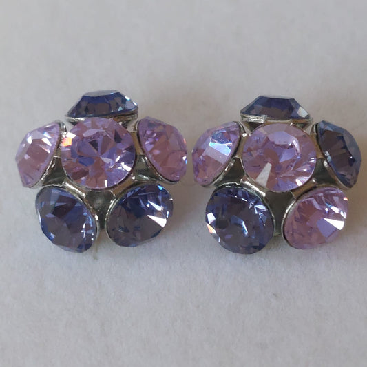 3877 Vintage Earring mit Swarovski Crystals