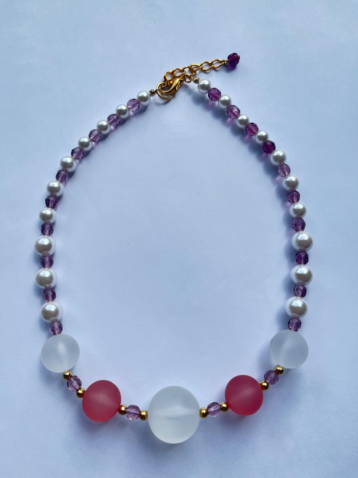 6091 Vintage Swarovski Kristallen Perlenkette 43cm