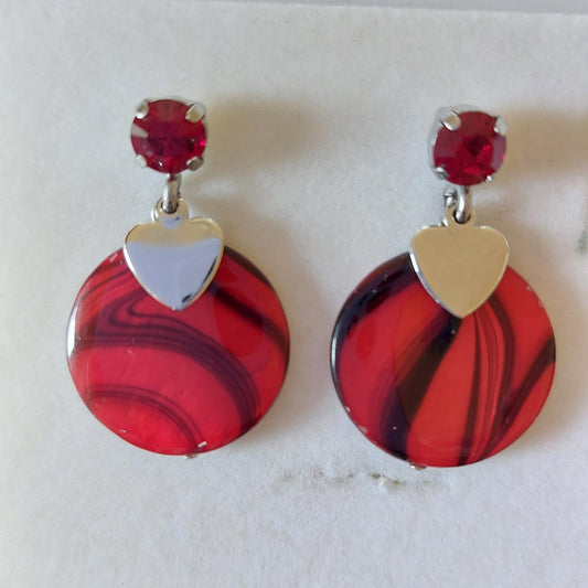 3846 Vintage Earring mit Swarovski Crystals