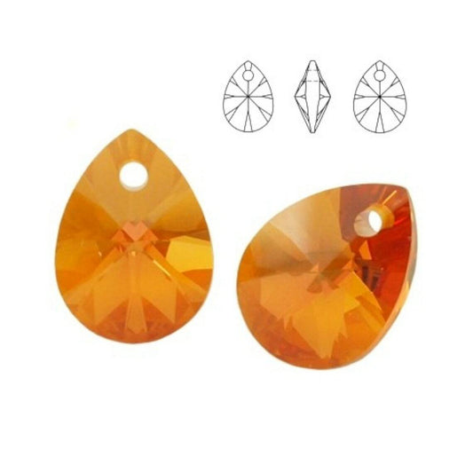 Swarovski® Anhänger Xilion Mini Pear Astral Pink 8mm