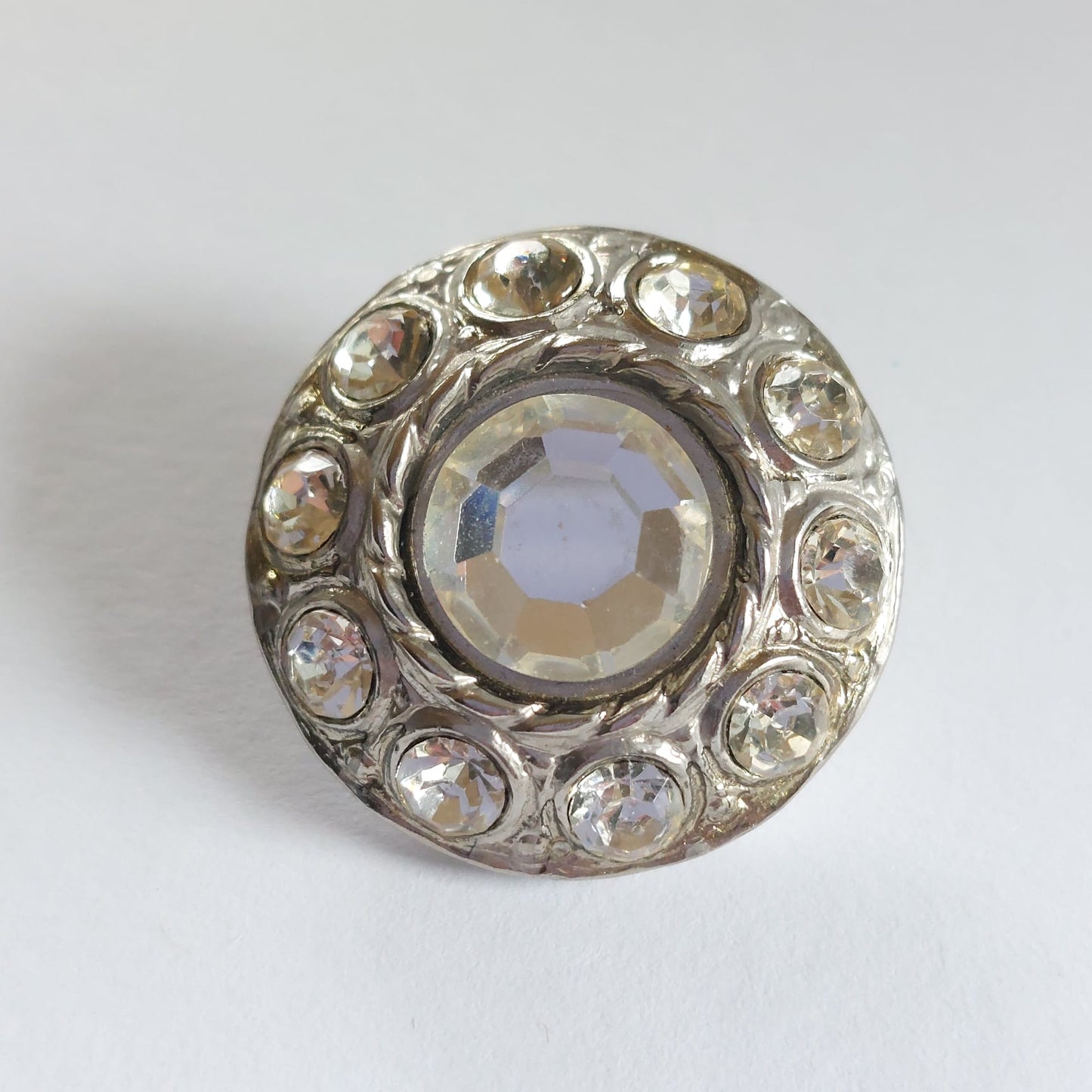 4171 Knopfe mit Swarovski Kristallen 26mm