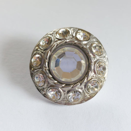 4171 Knopfe mit Swarovski Kristallen 26mm