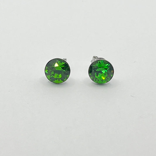 30697 Vintage Swarovski Kristallen Ohrhanger 8mm