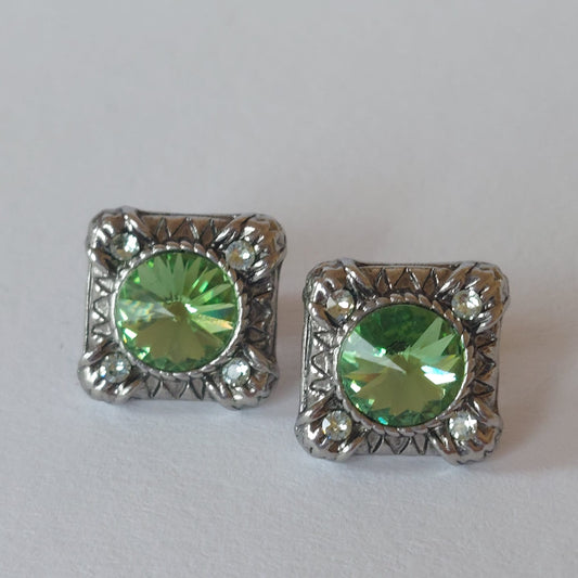 3885 Vintage Earring mit Swarovski Crystals