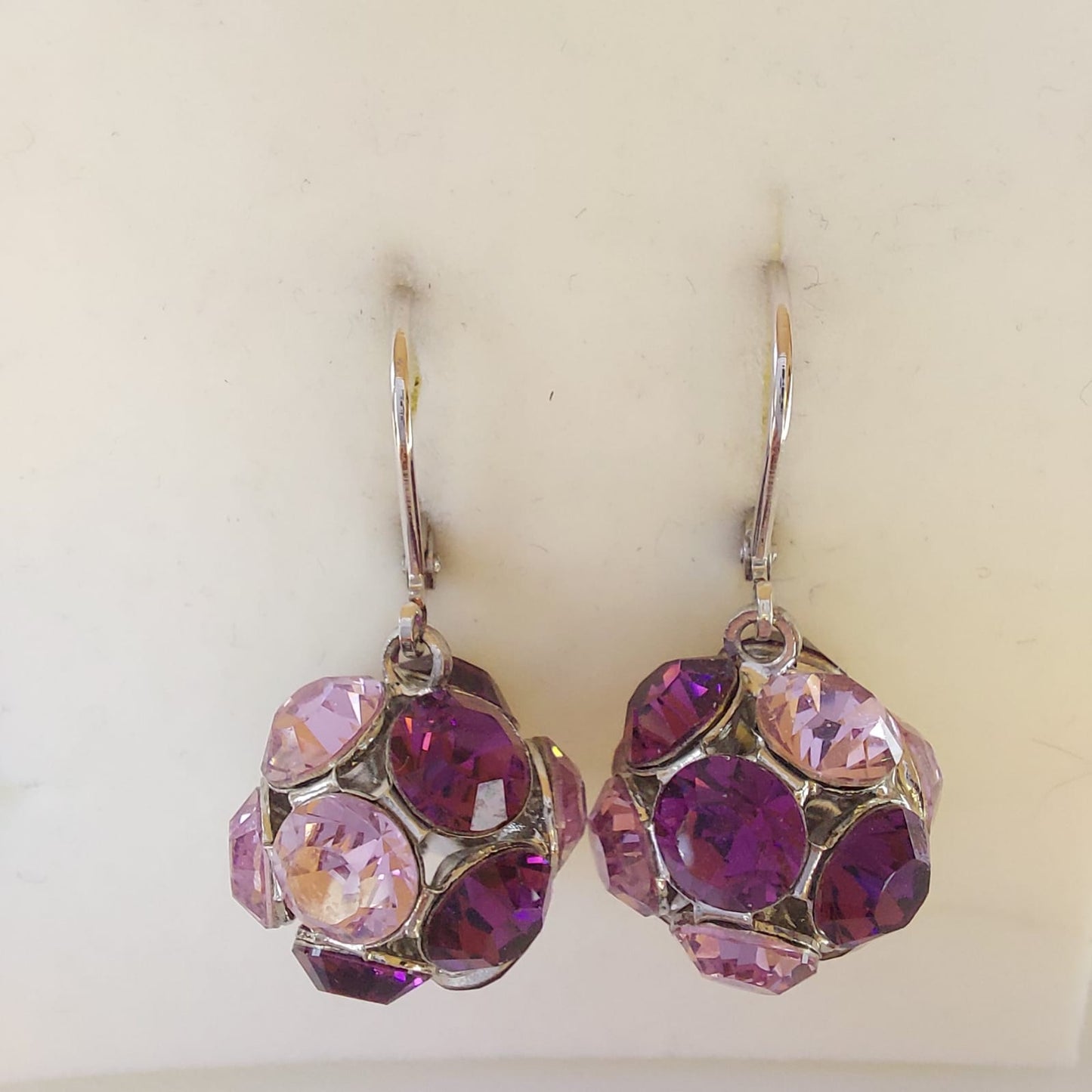 3778 Vintage Earring mit Swarovski Crystals