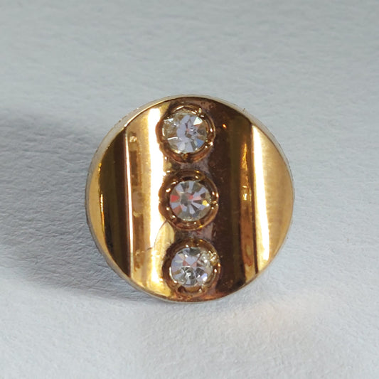 4271 Knopfe mit Swarovski Kristallen 13mm