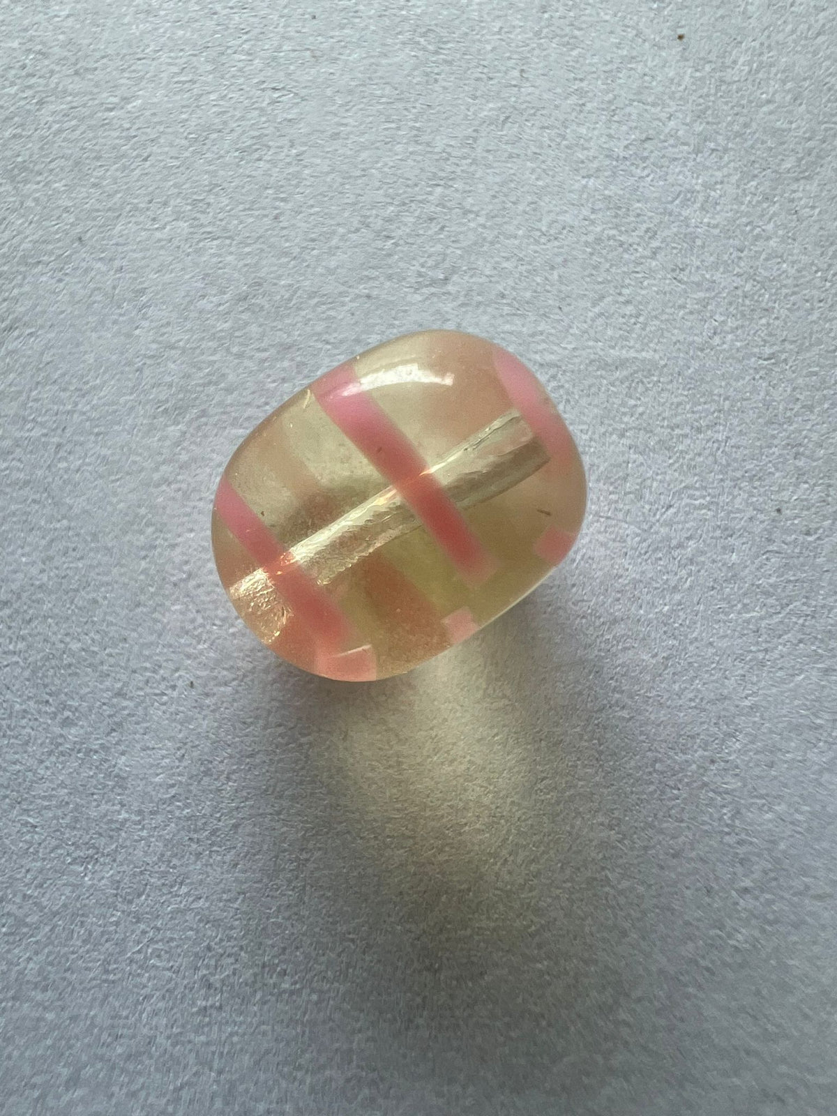 5737 Vintage Acryl Perlen Rosa 11mm