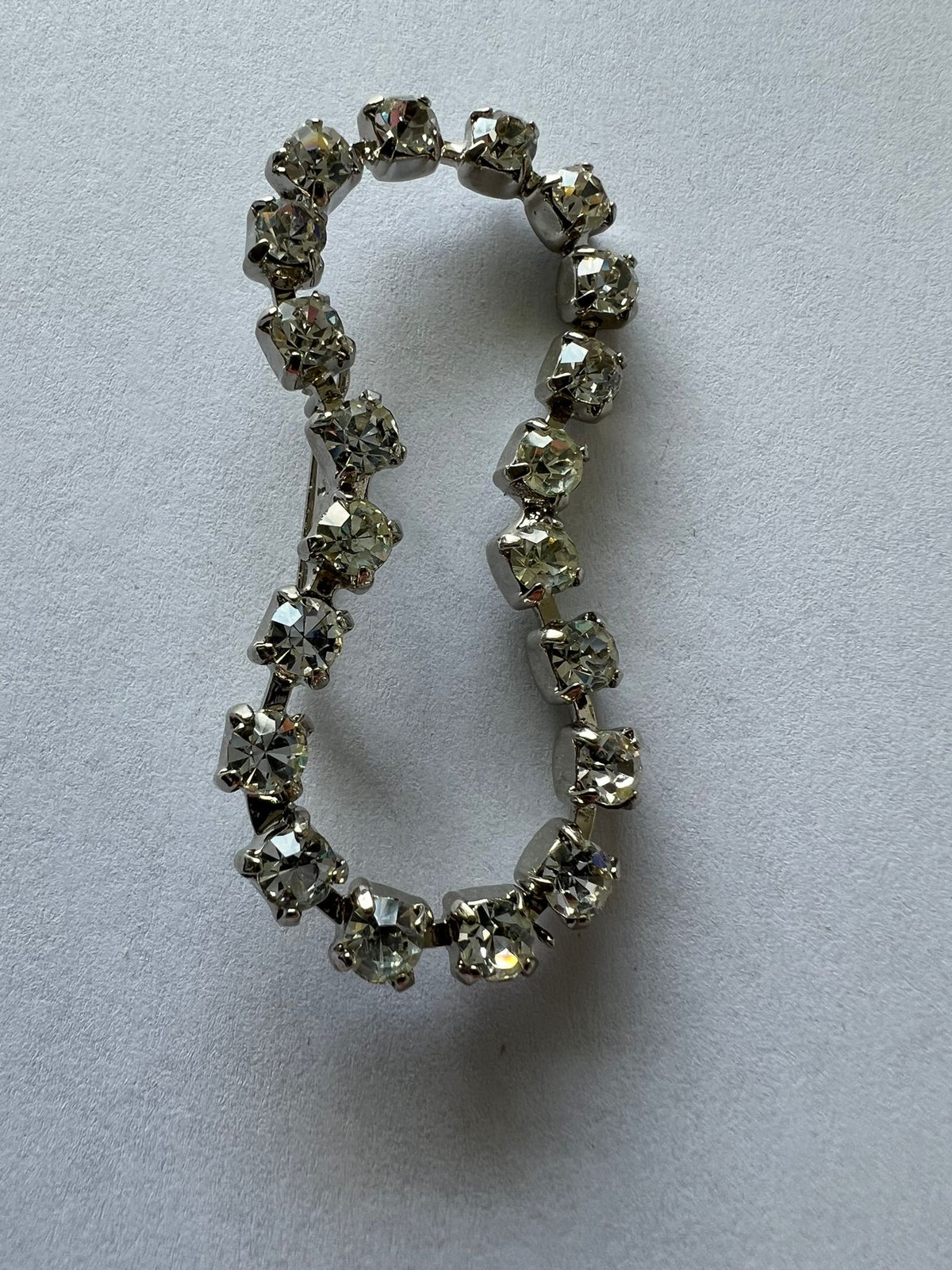 8554 Vintage Swarovski Kristallen Brosche 52mm
