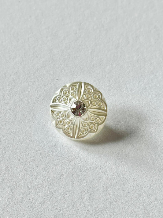 4486 Vintage Swarovski Kristallen Kunststoff Knöpfe 18mm
