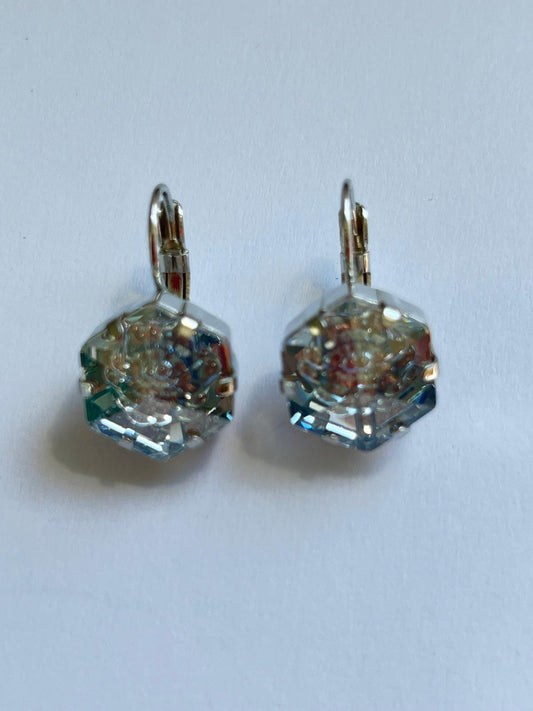 3048 Vintage Swarovski Kristallen Ohrhänger 12mm