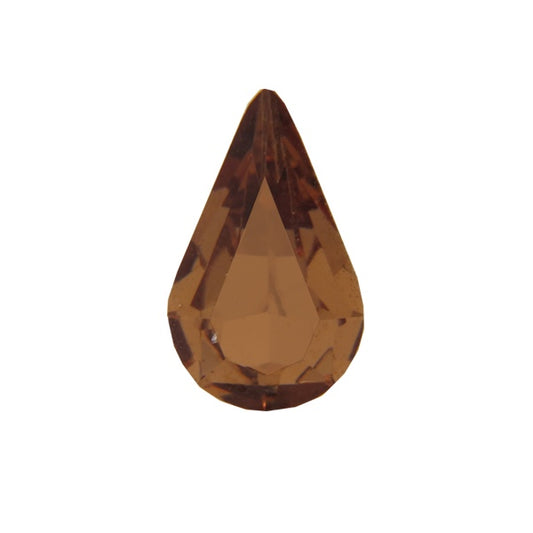 Swarovski® Fancy Pear Smoked Topaz 10mm
