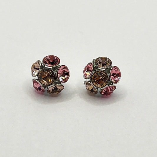 30678 Vintage Swarovski Kristallen Ohrhanger 9mm