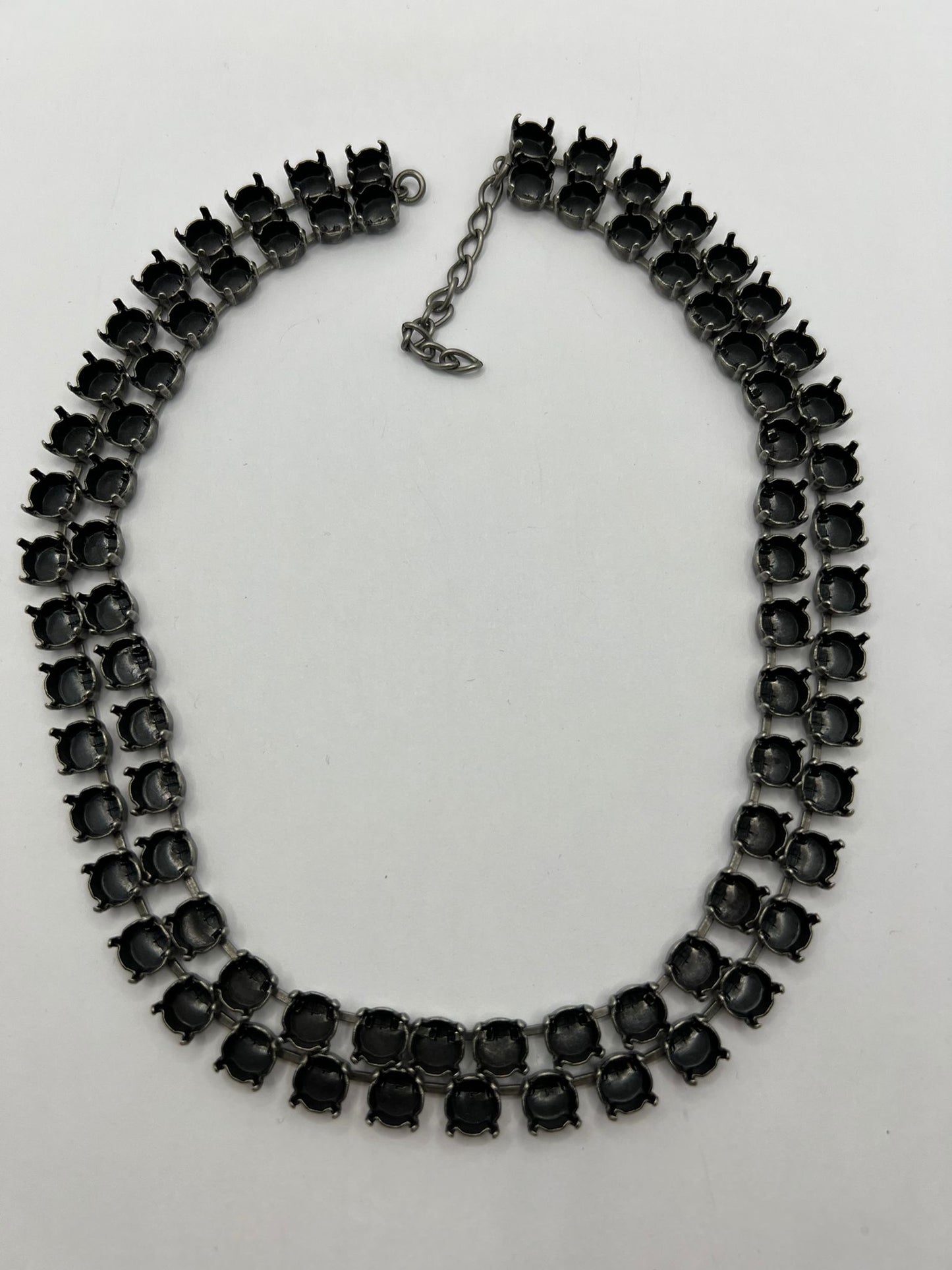 6494 Vintage leerer Kette zum Befüllen mit Swarovski Kristallen 41cm