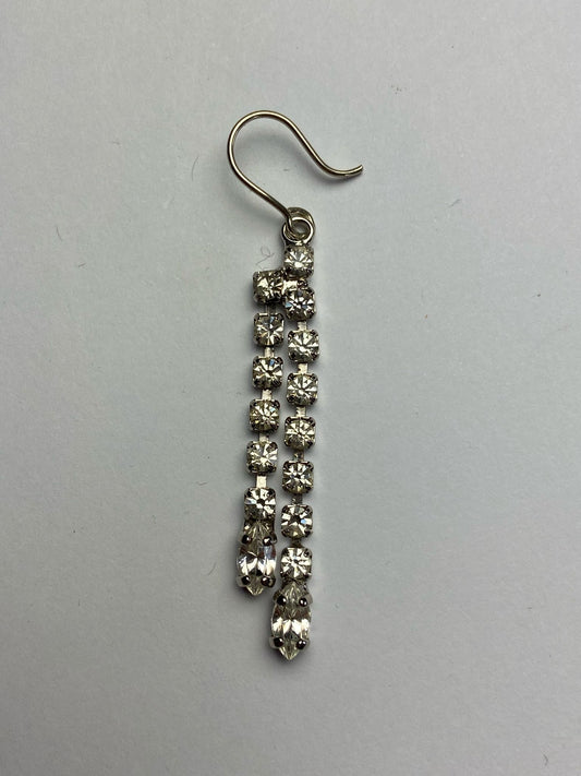 30472 Vintage Swarovski Kristallen Ohrhanger 56mm