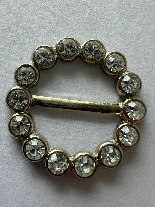 2275 Vintage Swarovski Kristallen Schalhalter 32mm