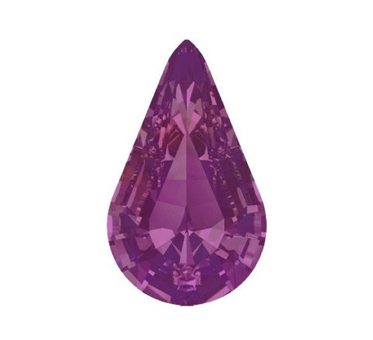 Swarovski® Fancy Pear Amethyst 13mm