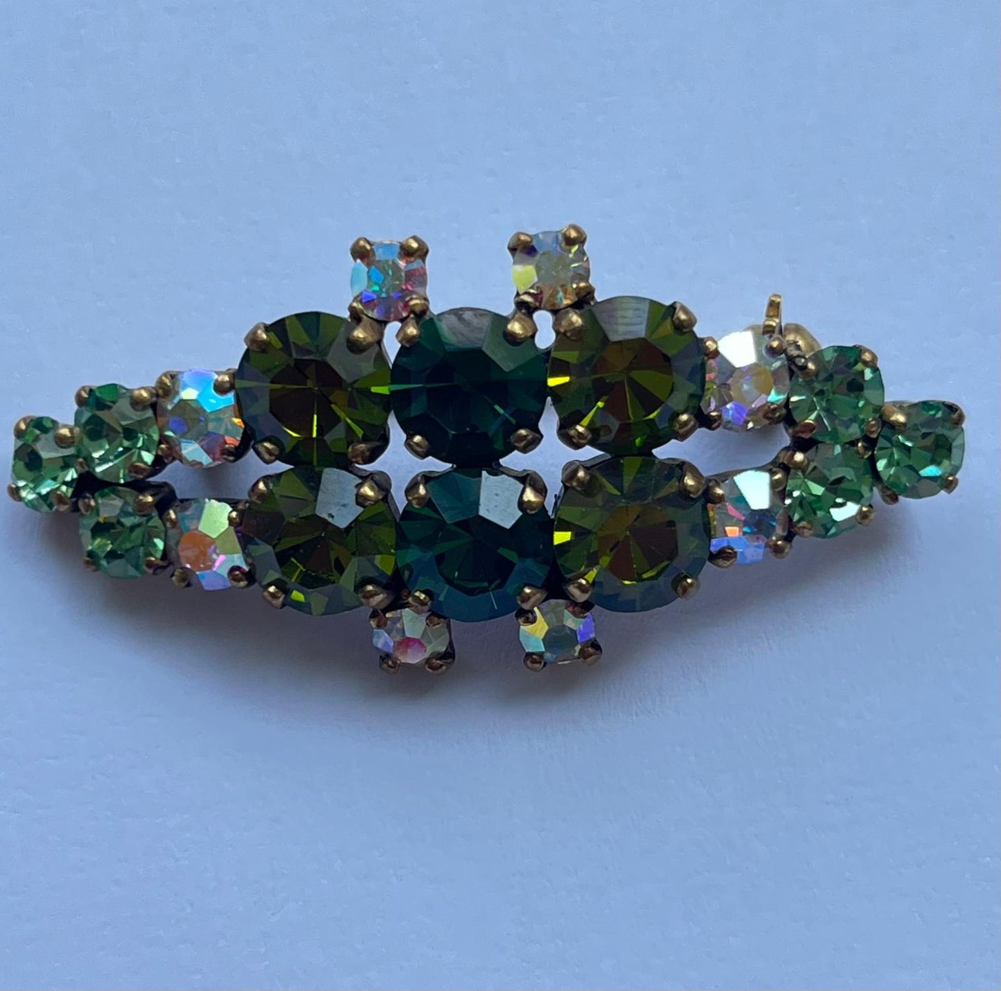 8567 Vintage Swarovski Kristallen Brosche 45mm