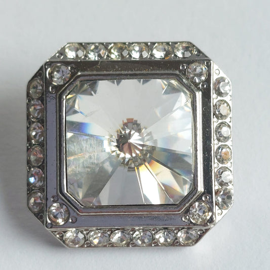 4066 Knopfe mit Swarovski Kristallen 31,5mm