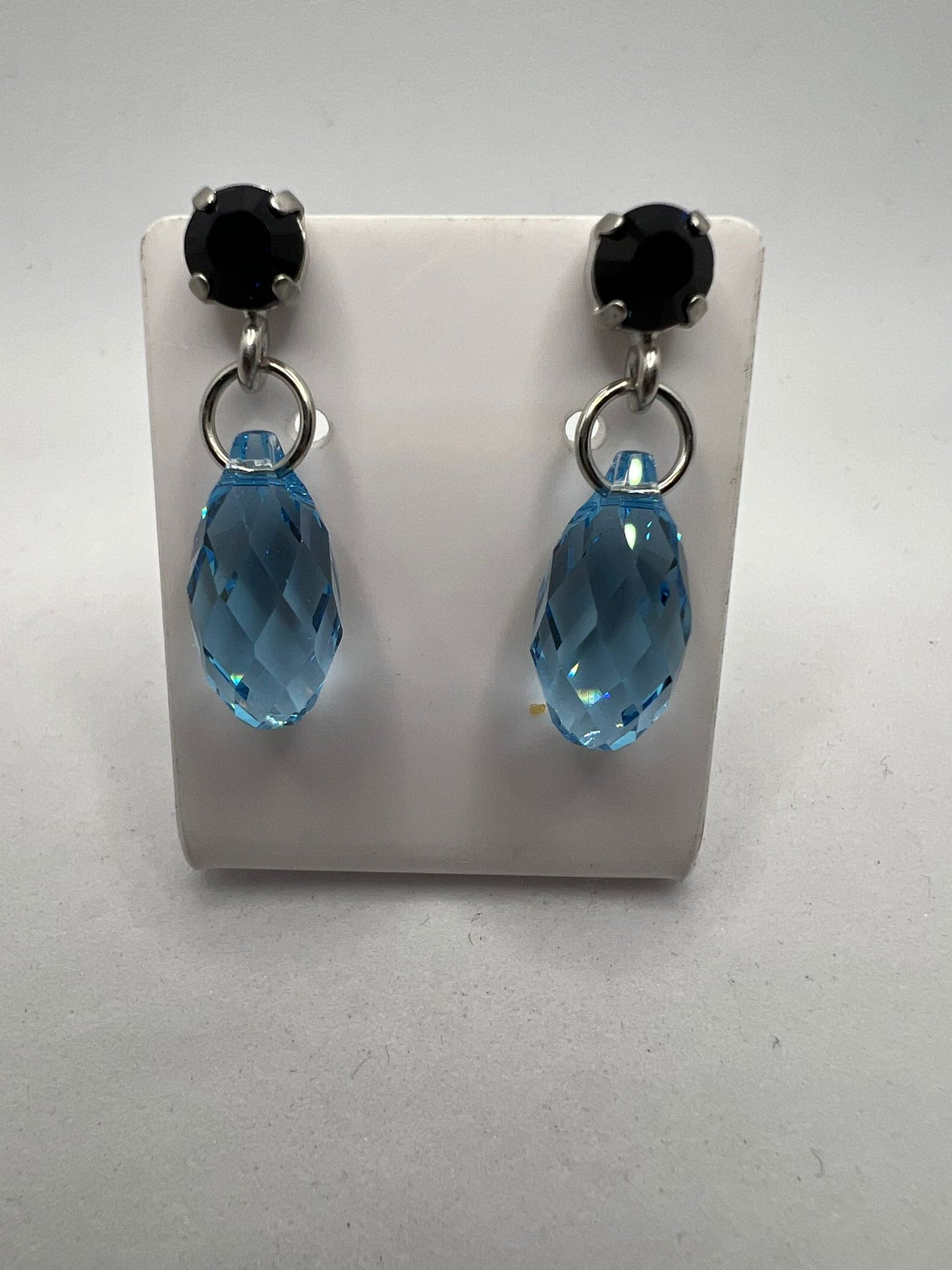 30553 Vintage Swarovski Kristallen Ohrstecker 30mm
