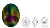 Swarovski® Rivoli Oval Rainbow Dark 18x13.5mm