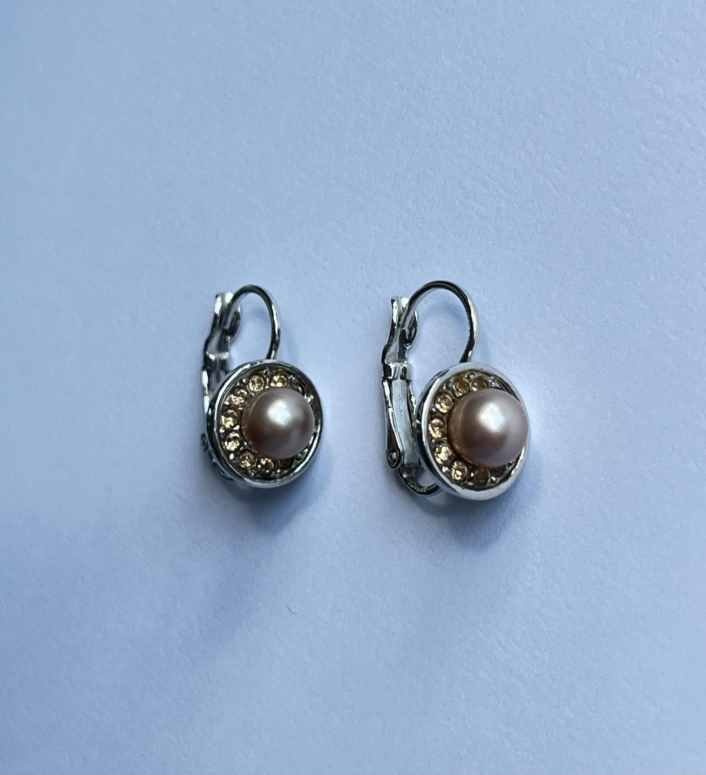 3089 Vintage Swarovski Kristallen Ohrhänger 10mm