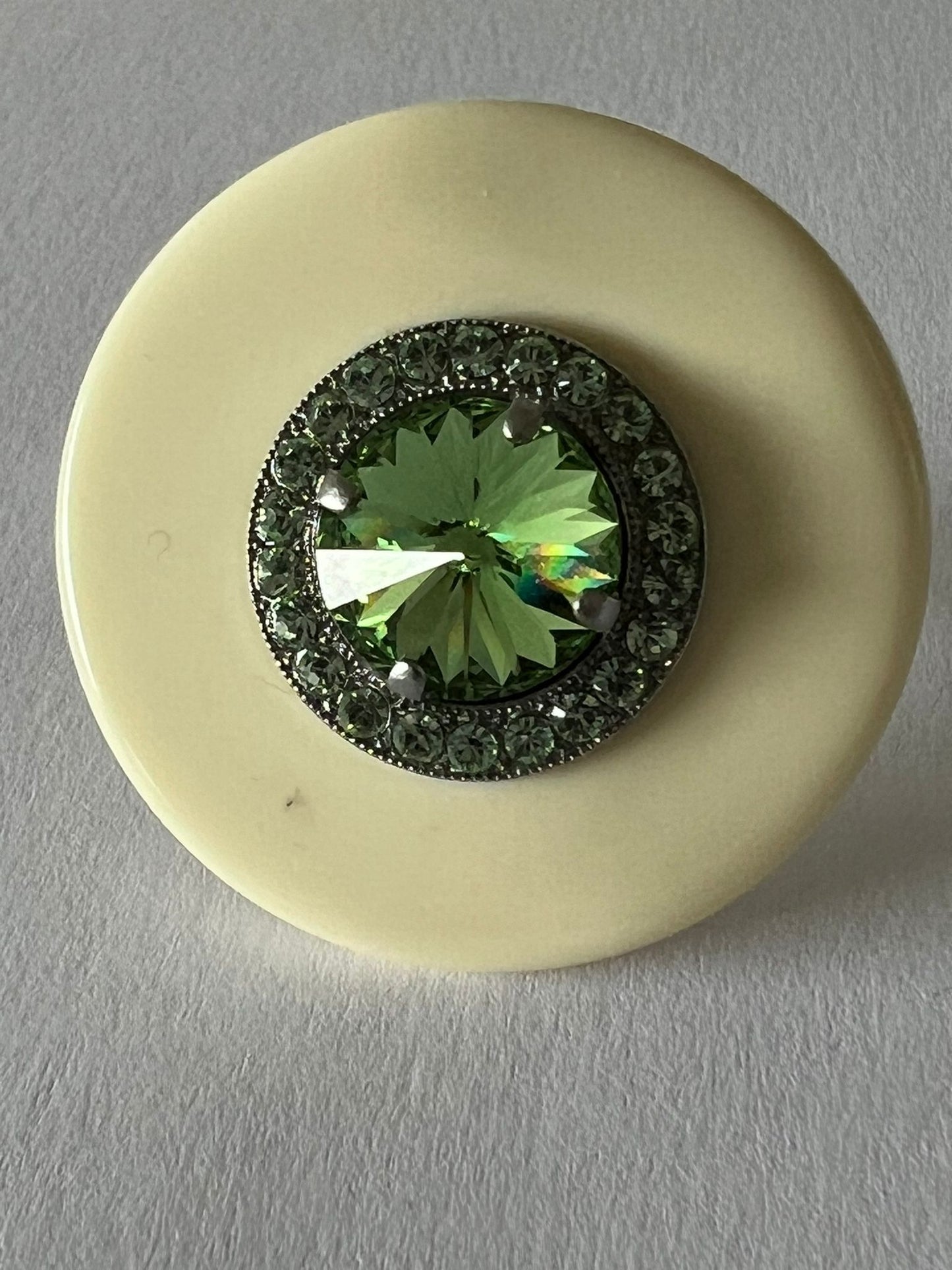 9719 Vintage Swarovski Kristallen Ring 36mm