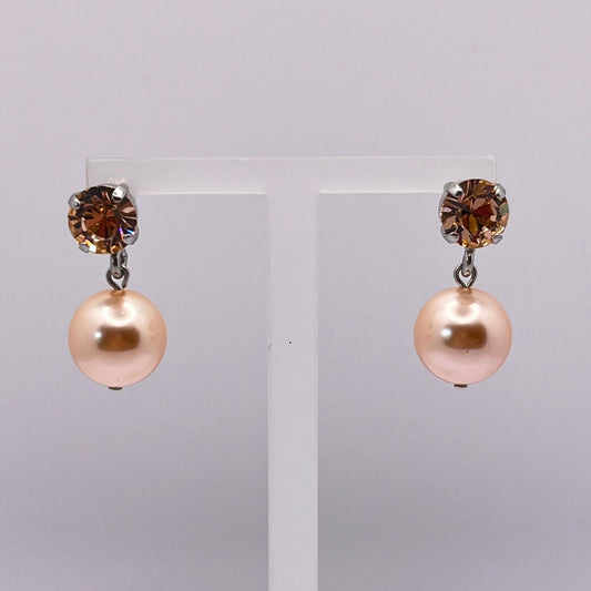30745 Vintage Swarovski Kristallen Ohrstecker 25mm