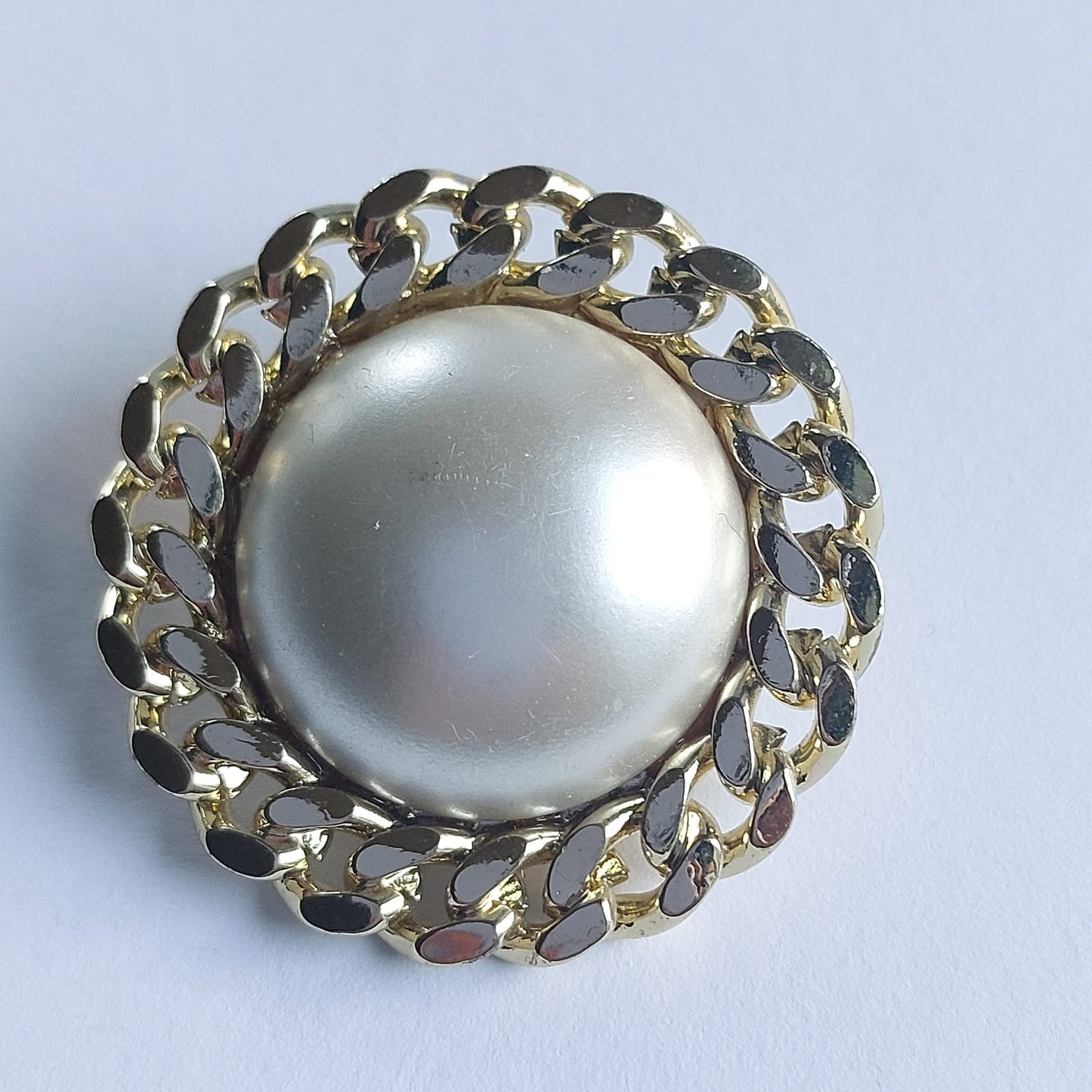 4042 Knopfe mit Swarovski Perlen 38mm