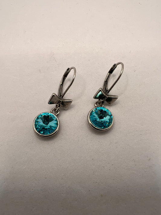 30619 Vintage Swarovski Kristallen Ohrhanger 9mm