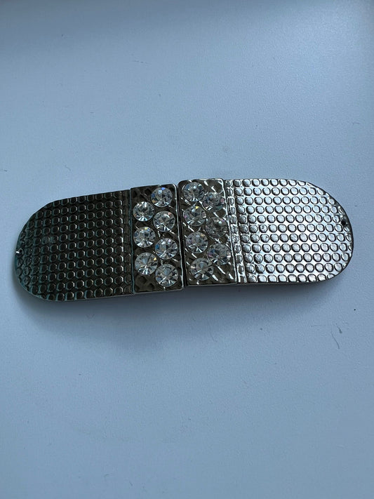 2312 Vintage Swarovski Kristallen Gürtelschnalle 105mm