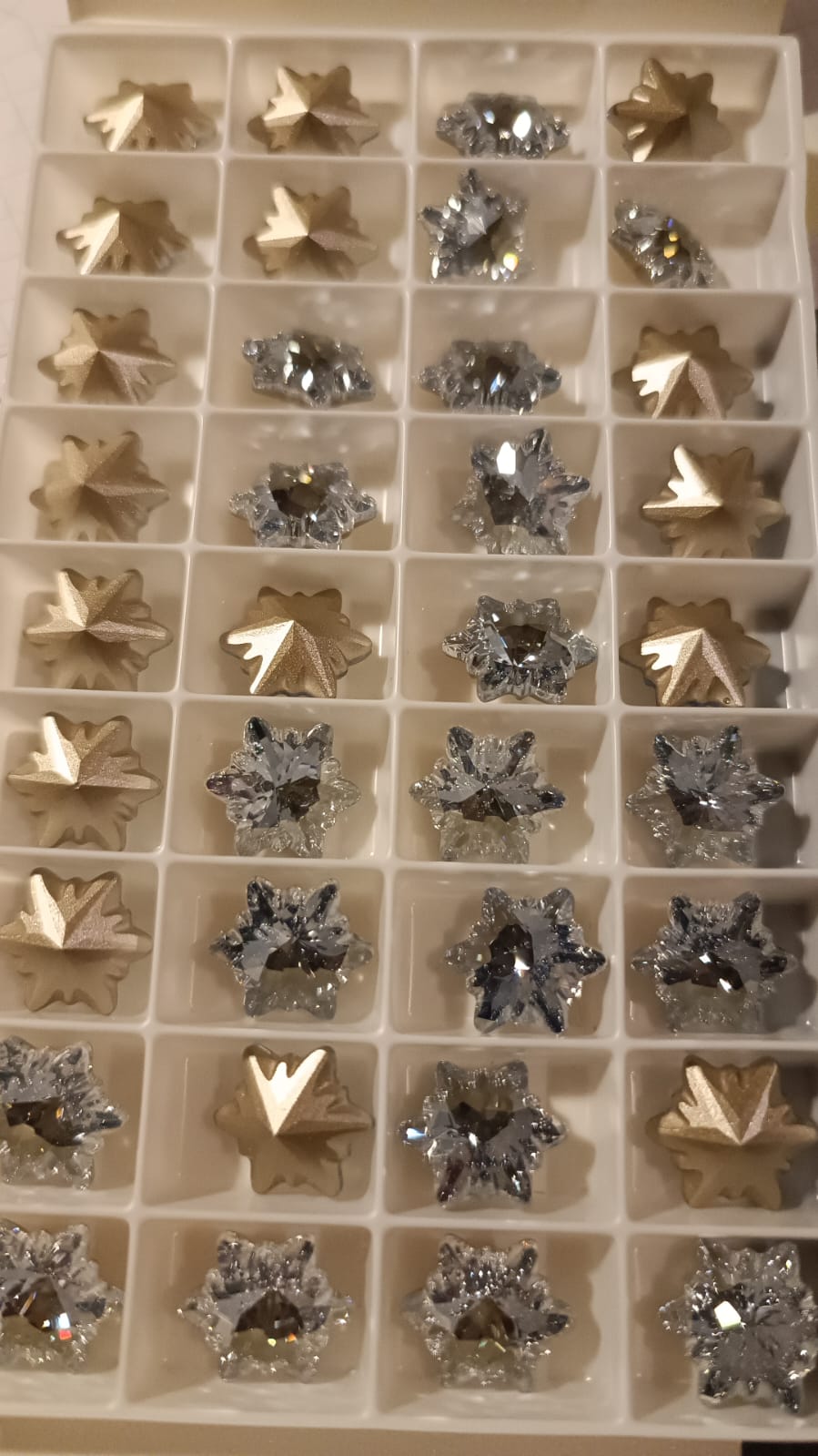 Swarovski® Fancy Edelweiss Blue Shade 14mm