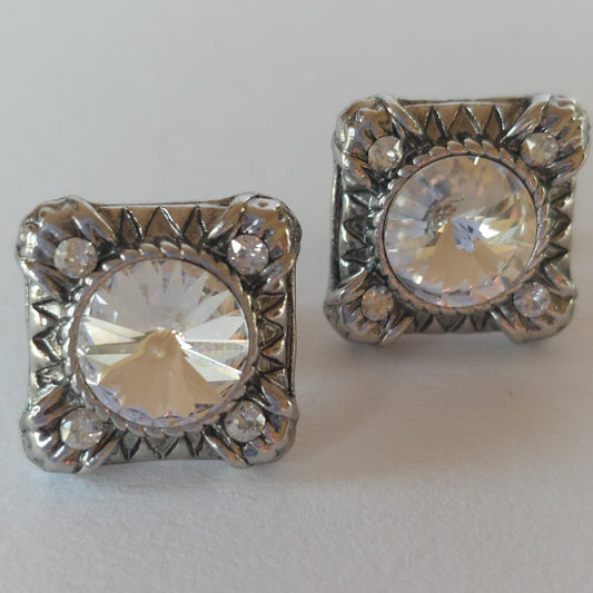 3889 Vintage Earring mit Swarovski Crystals