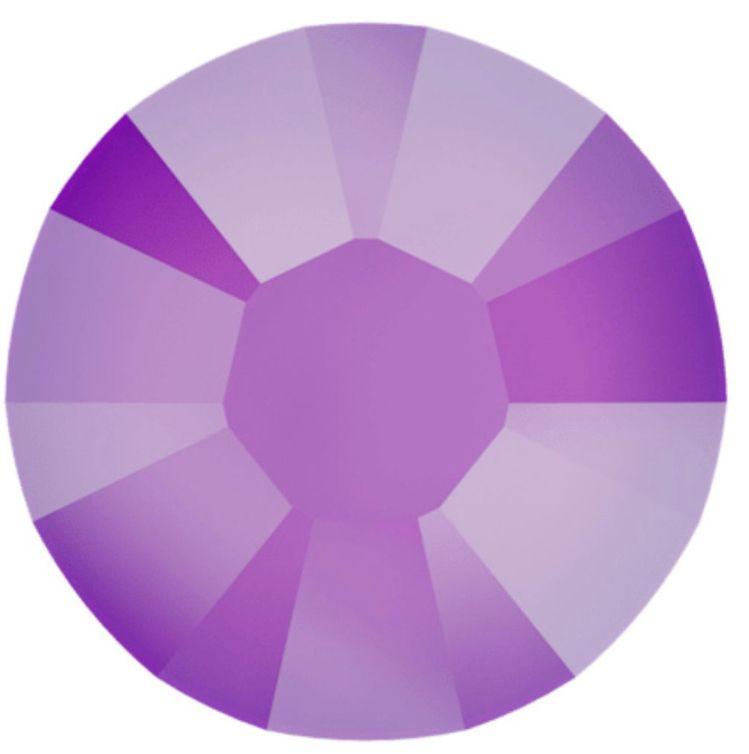 Swarovski® Nail Crystals Flat Rund Electric Violet SS30