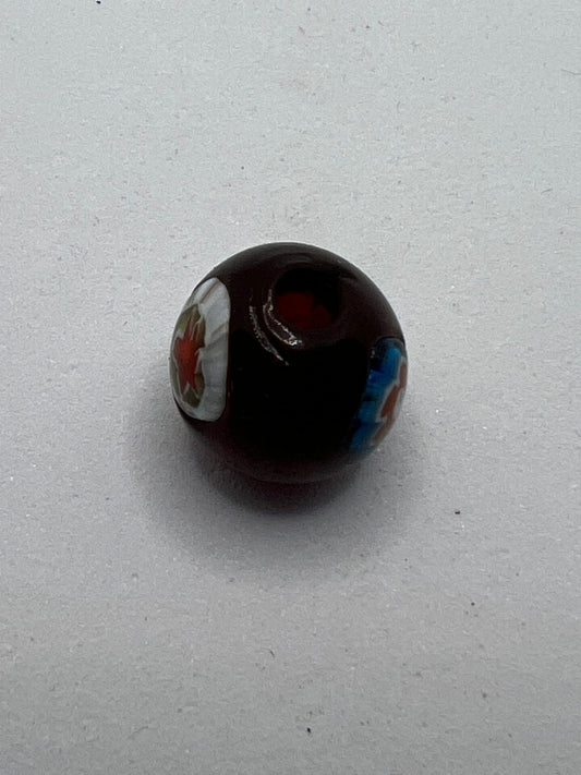 1113 Vintage Geplatztes Glas Perle 11mm